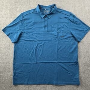 5.11 Tactical Polo Shirt Adult 2XL XXL Blue Short Sleeve Active Casual Men's